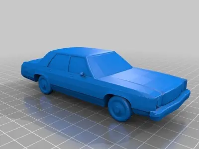 Homer Simpsons Car for WeLoveCars collection by whatakuai Free 3D print model