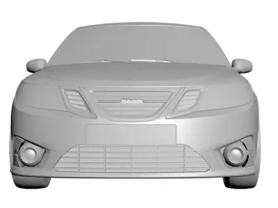 Safe city car 3D model