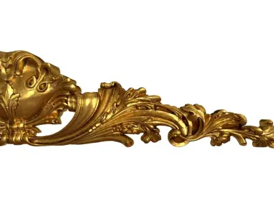 Classic decor ornament v-3D model 65 3D model