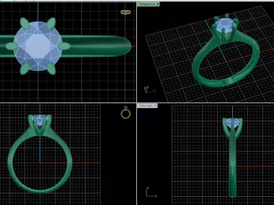 jewelry ring 346 3D print model
