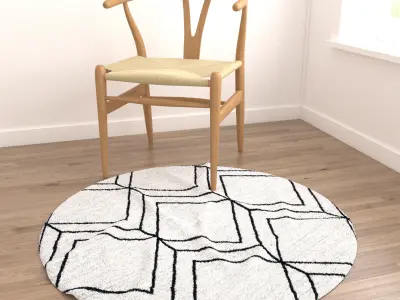 Rugs No 19 Low-poly 3D model