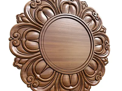 Ceiling Medallion 01 3D model