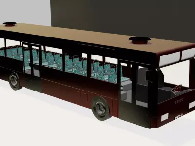 BUS MERCEDES O405 3D model