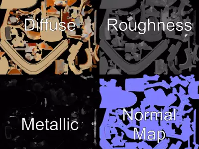 Elegant Yacht model pack Low-poly 3D model