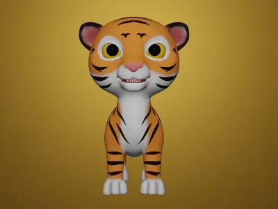  tiger 3D model