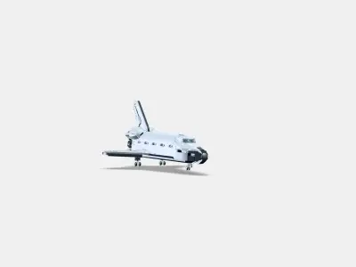 LEGO Icons NASA Shuttle Discovery 10283 Low-poly 3D model
