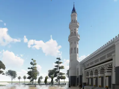 AGUNG MOSQUE 3D model