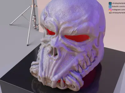 Star Wars Skull Death Trooper Helmet 3D print model