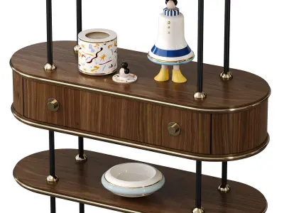 Bookcase Martin by Mezzo Collection 3D model