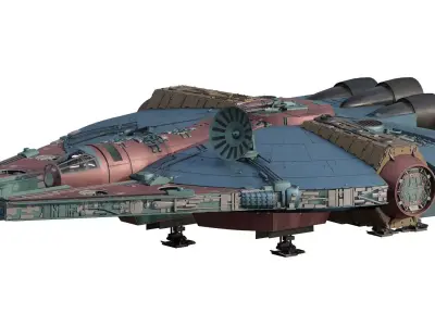 Custom yt transporter with interior 3D model