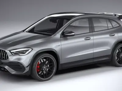 Mercedes-Benz GLA45 S AMG 2021 3D model