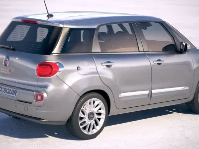 Fiat 500L Wagon 2018 3D model