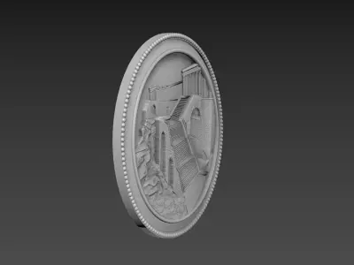 Jerusalem Second Tample Relief 3D model