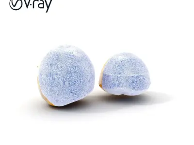 Rasgulla Sweet D Model Pack Low-poly 3D model