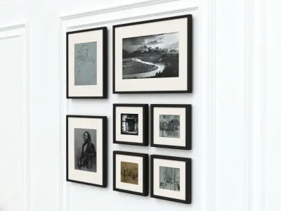 Interior Essentials - Art Low-poly 3D model