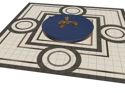 outdoor fountain 3d model 3D model