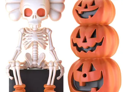 Halloween decoration 3D model