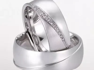 Wedding rings 206 3D print model