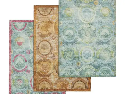 Rug Set 1876 3D model