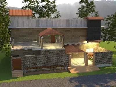 3D  HOUSE PLAN MODEL  3D model