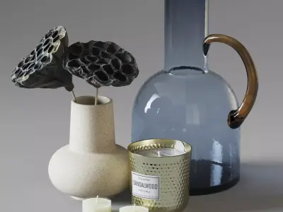 Decorative Set 17 3D model