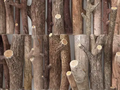 Panel firewood 3D model