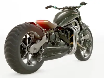 Harlay bike 3D model