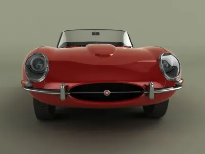 Jaguar E-Type Cabrio Mk1 3D model