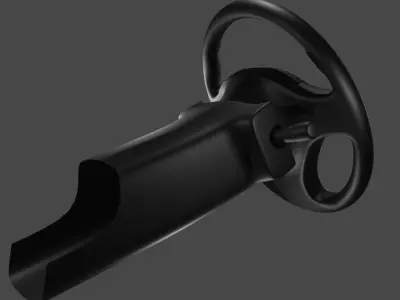 Car Steering Model 3D model