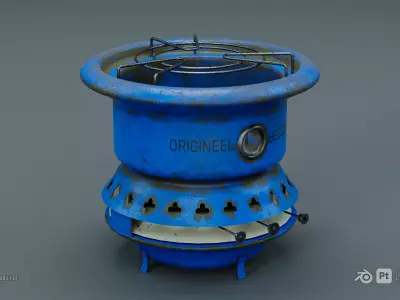 Old Stove Free 3D model