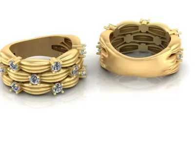 Tiffany Ring 3D print model