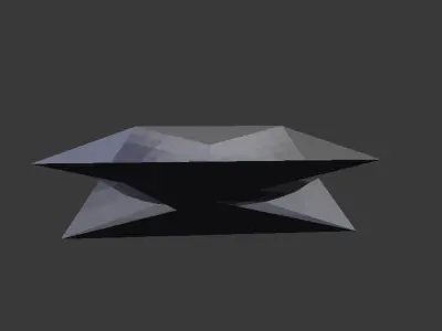 Artifact Free low-poly 3D model