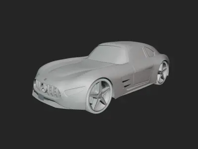 Mercedes 300 SL Modernization 2019 3D model