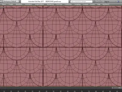 3d Gypsum Panels wall panel 3d model Low-poly 3D model