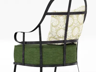 Baxter Chassis Armchair 3D model