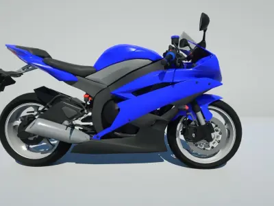 Yamaha R6 3D model