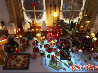 Christmas Pack 3D model