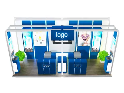 Booth Exhibition Stand a478c 3D model