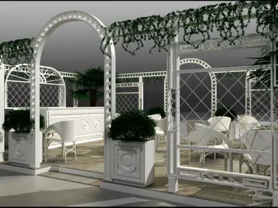 Coffee Shop 3D model shop