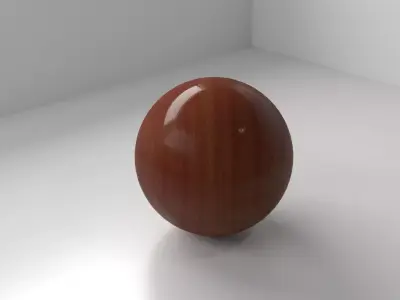 Woodball Ball 3D model