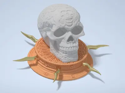 Circle Base pedestal 3D print model
