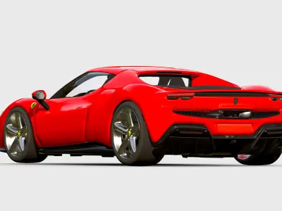 Ferrari 296 GTB 3D model