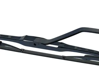 Car wiper 3d model 3D model