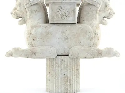 Persian column 04 3D model