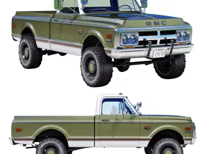GMC 2500 1970 3D model