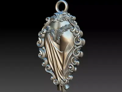 Seven Deadly Sins - Lust Pendant stl obj 3D print model