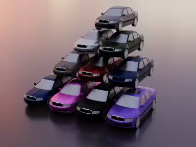 Skoda Superb 3U  3D model