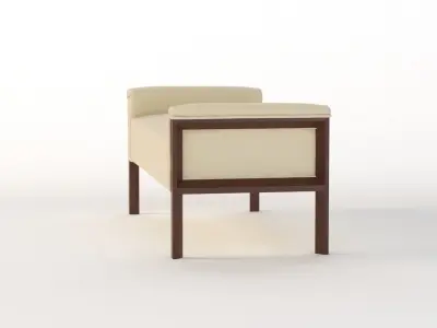 Hooker Canvas Bench 3D model
