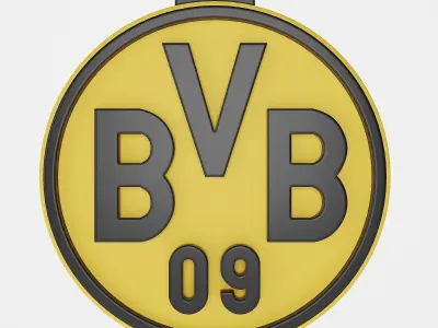 Borussia Dortmund FC Football Club 3D print model