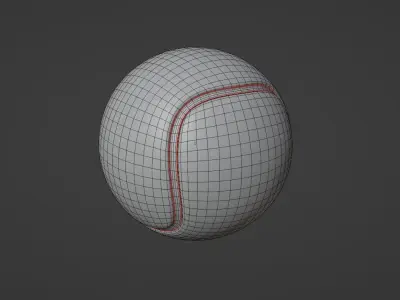 Tennis ball PBR Low-Poly 3d Model Free 3D model
